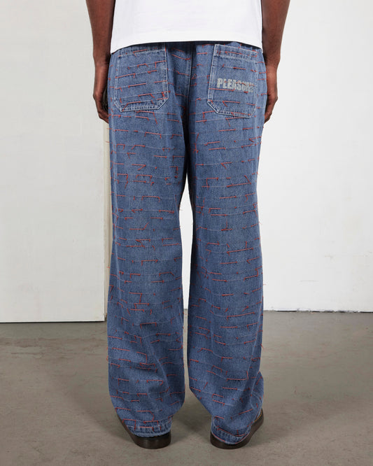 STROKES DENIM PARACHUTE PANTS