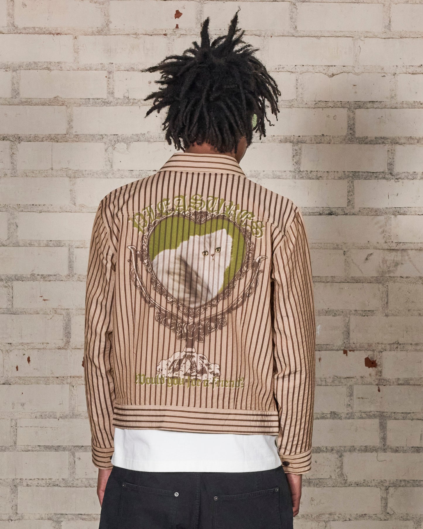CAT MIRROR TRUCKER JACKET