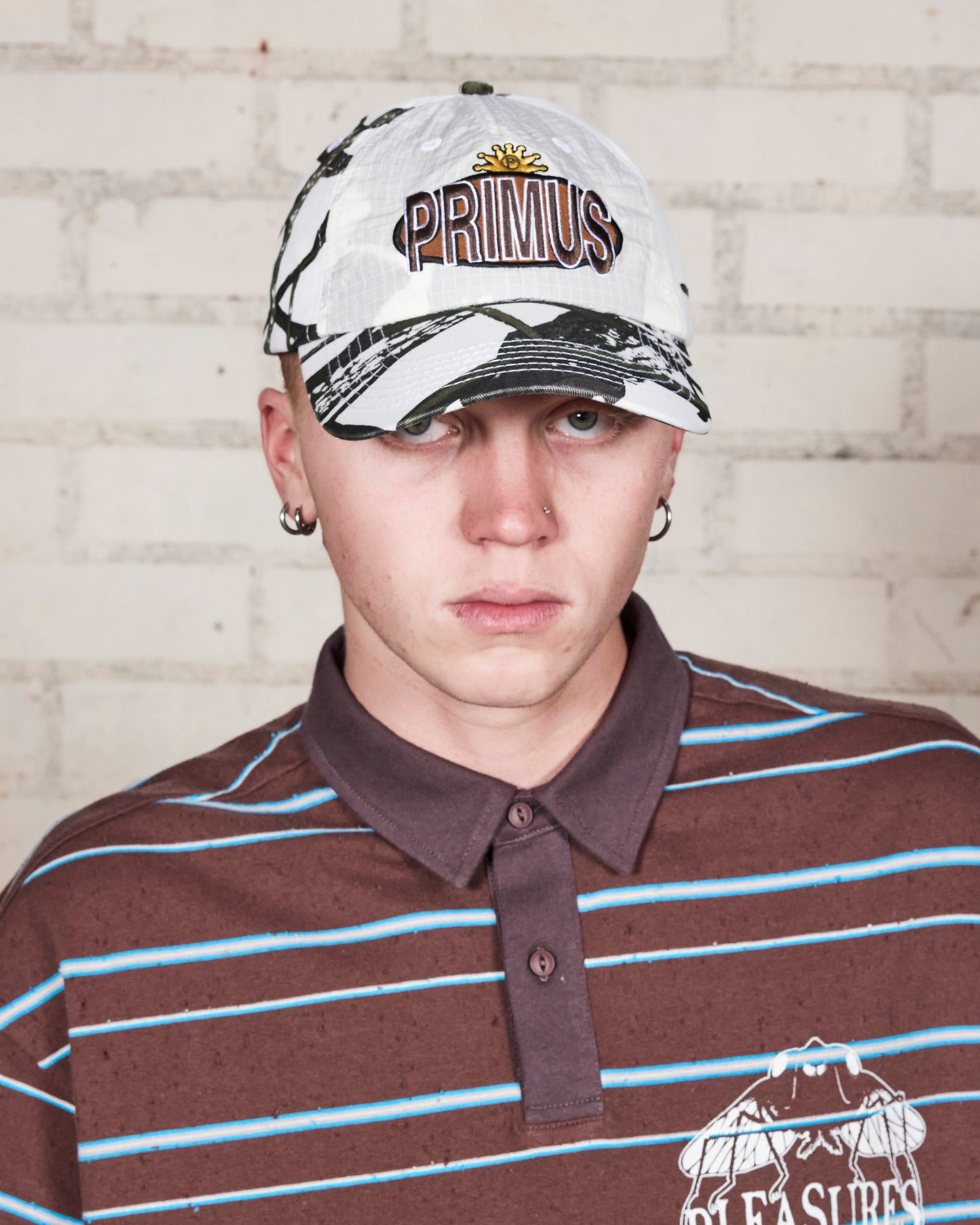 BROWN ALBUM LAYERED CAP