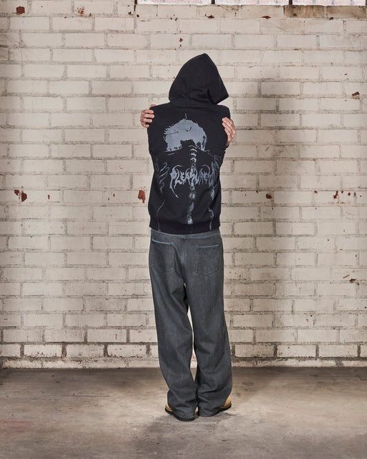 SPINE ZIP-HOODIE
