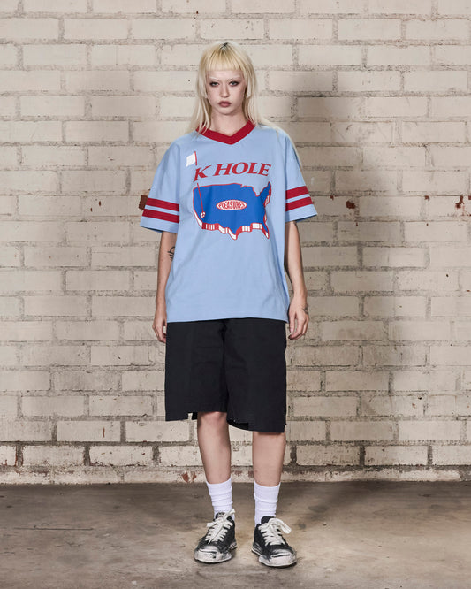 HOLE V-NECK JERSEY
