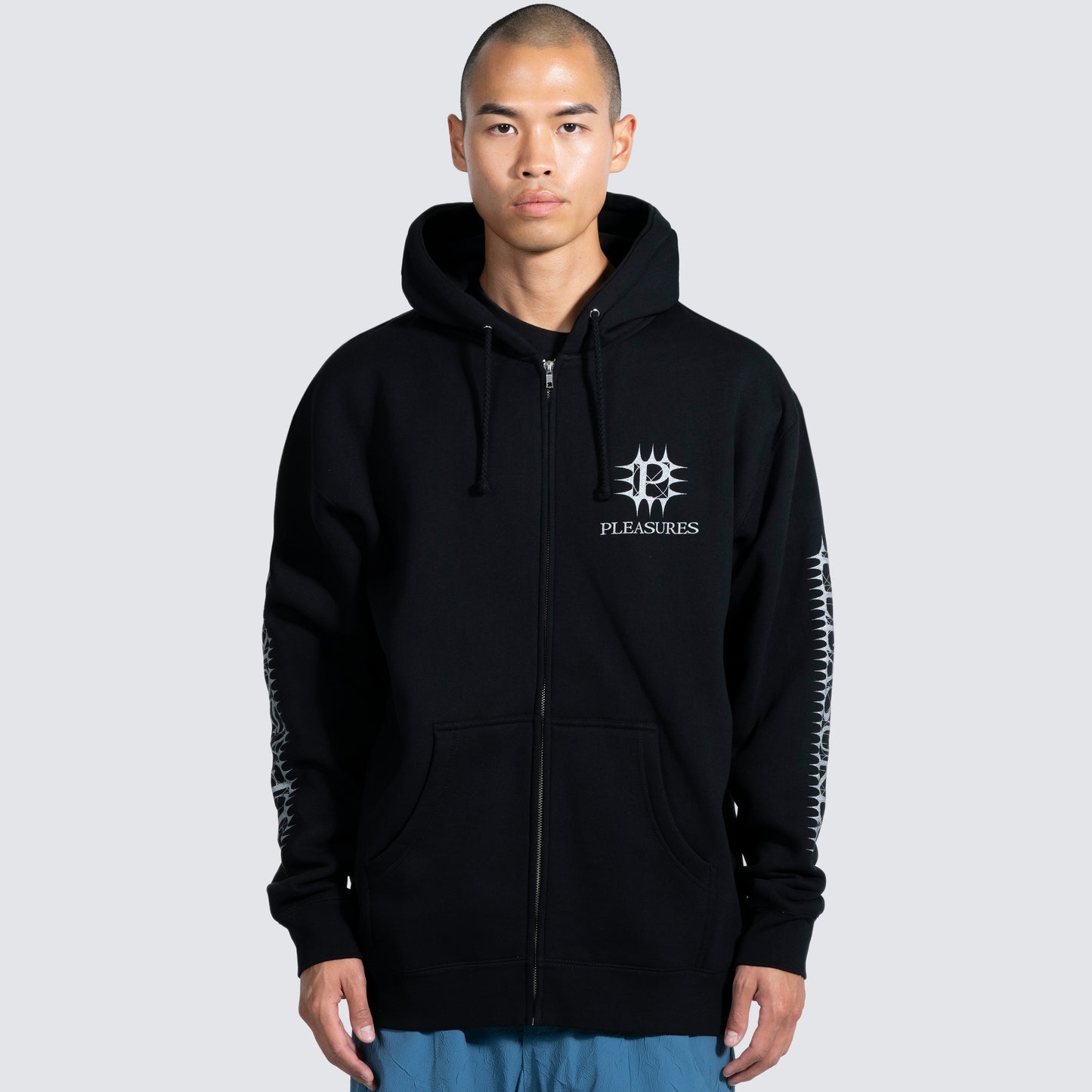 SPIKE ZIP HOODIE