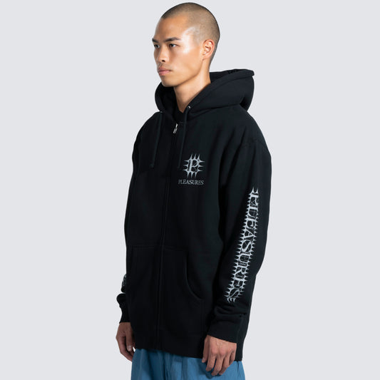 SPIKE ZIP HOODIE