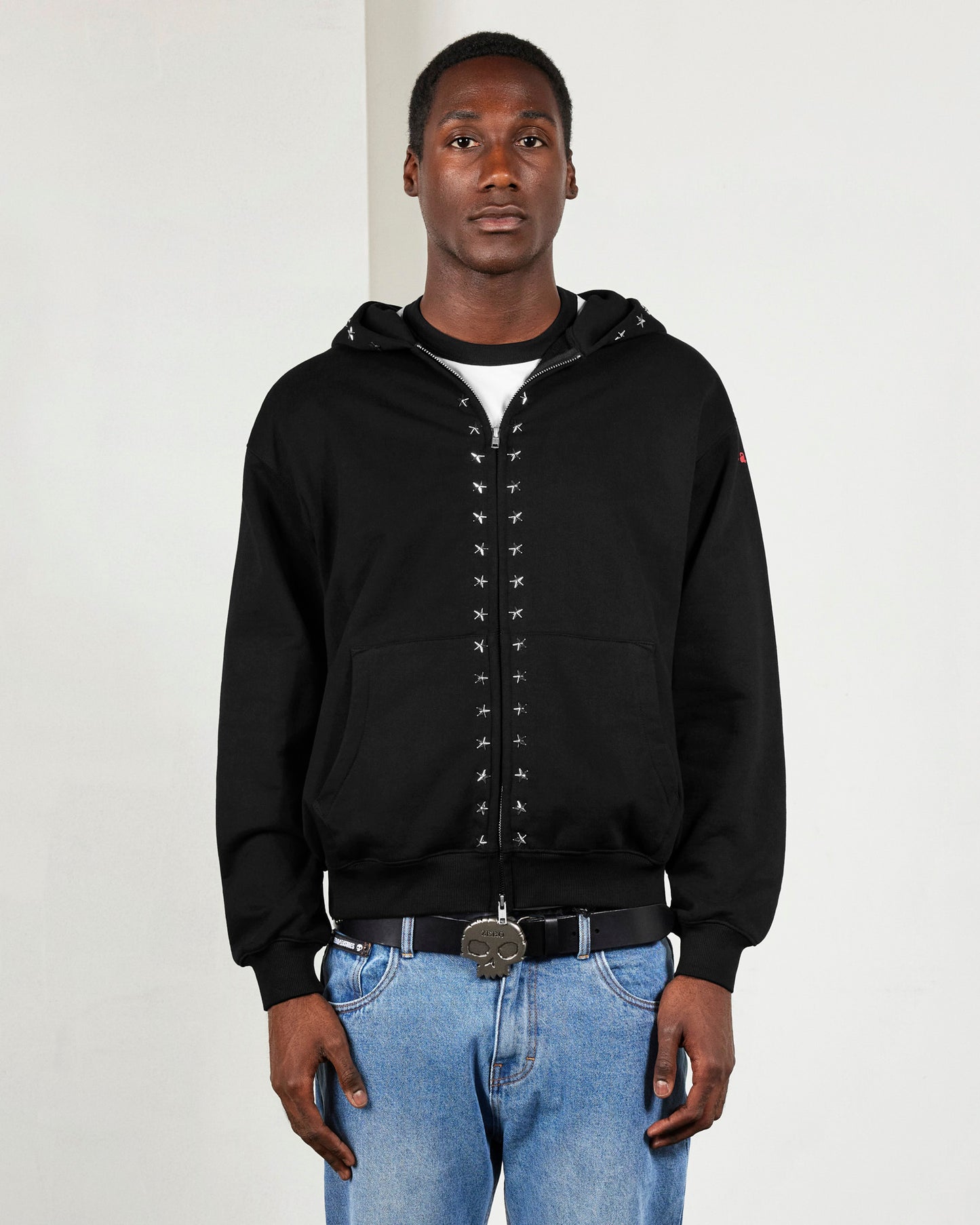 ZERO STUDDED HOODIE