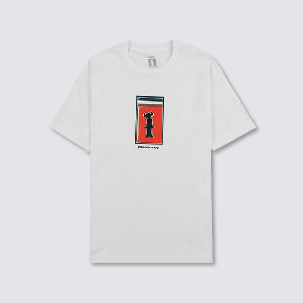Tシャツ・カットソー PLEASURES SS25 SELF TITLED TSHIRT (P25SK007 WHITE) Pleasures x Slipknot Self Titled Ringer Tee – Extra Butter