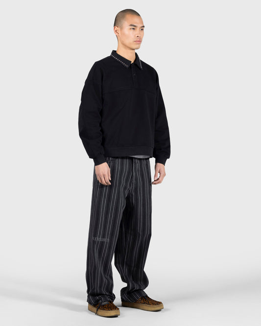 STRIPE FORMULA BAGGY PANTS