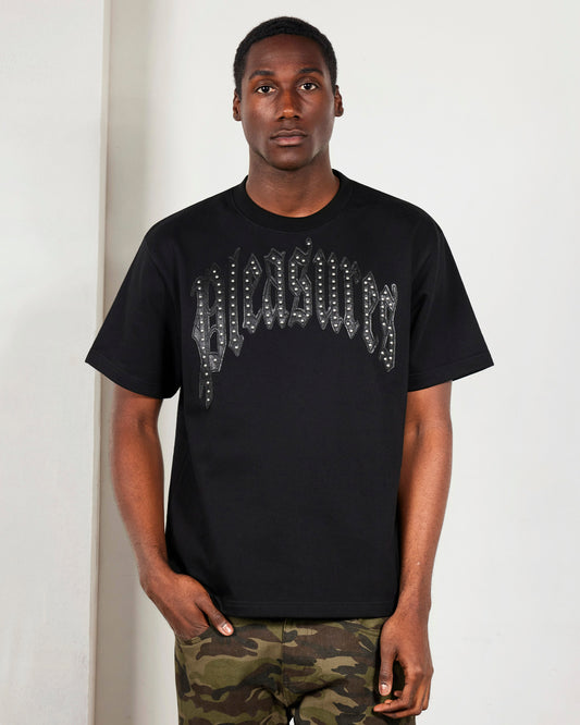 TWITCH STUDDED CREWNECK