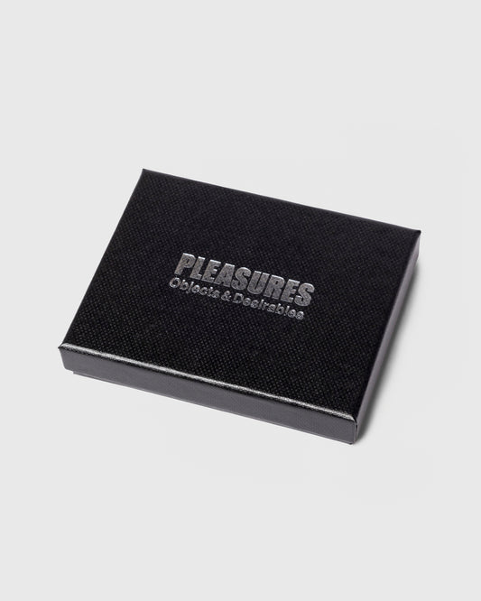 LEATHER CARD HOLDER w/ CHAIN