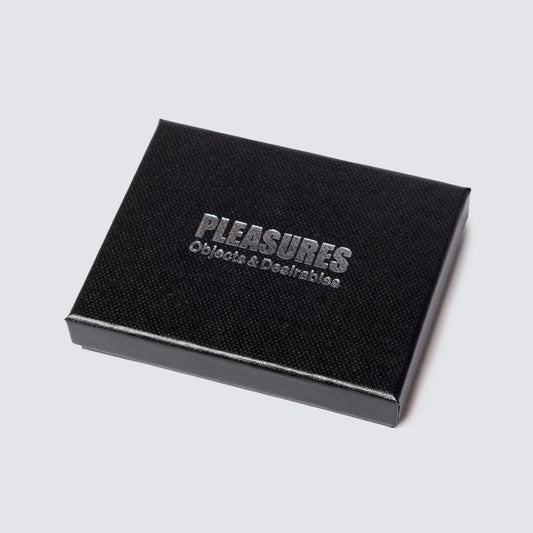 LEATHER CARD HOLDER w/ CHAIN
