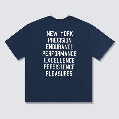 Pleasures Precision T-Shirt - Yankees Blue / L