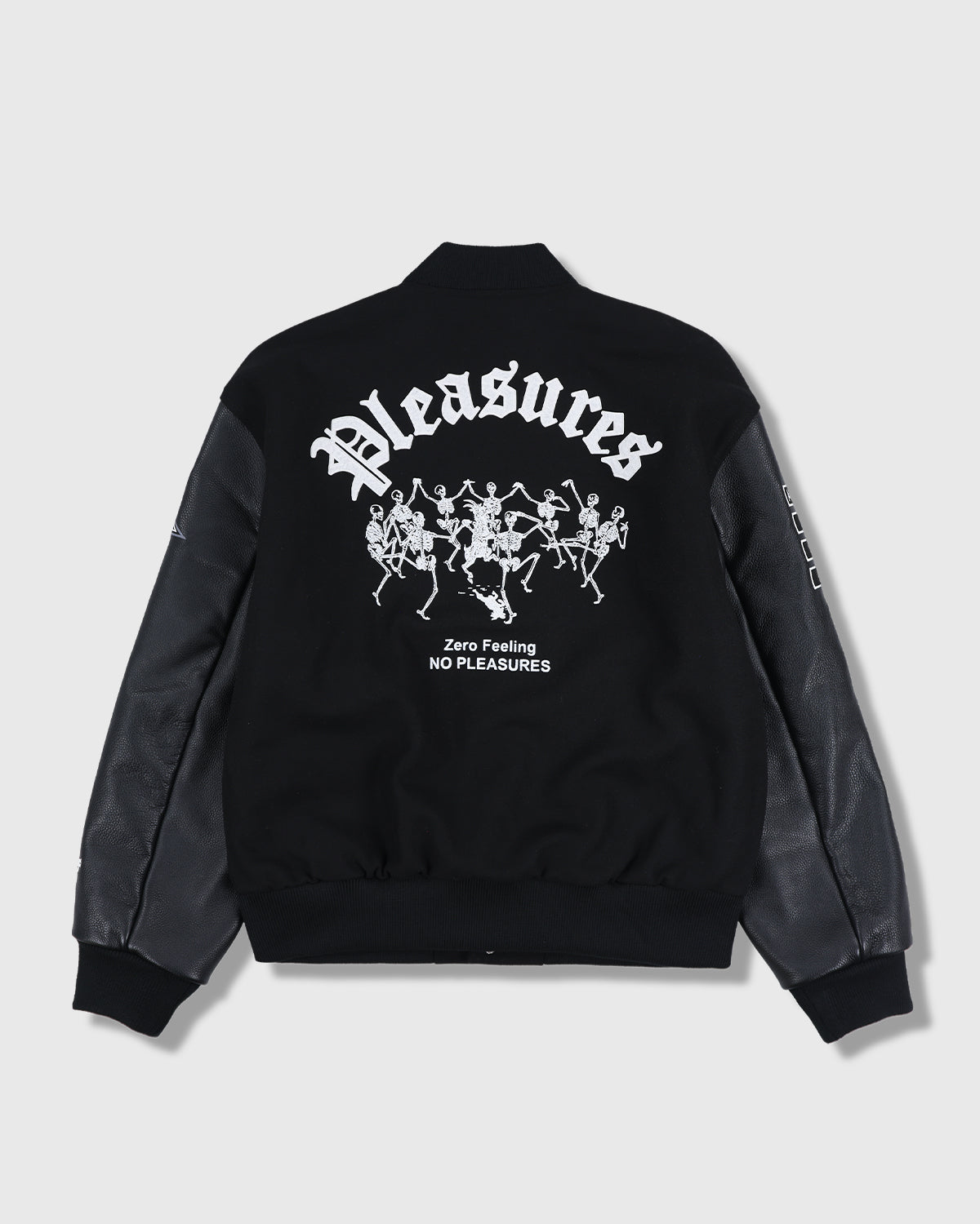 ZERO PLEASURES VARSITY JACKET
