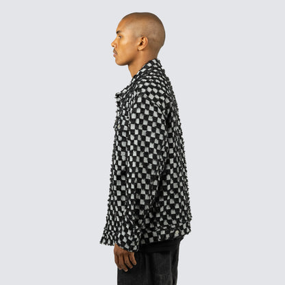 CURFEW CHECKER TRUCKER JACKET