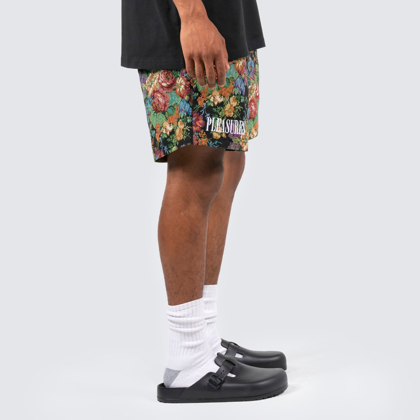 Select team floral shorts dropping August 15th on our web store and app.  This is PLEASURES X MLB presented by Fanatics™️/ ©️ 2023 MLB