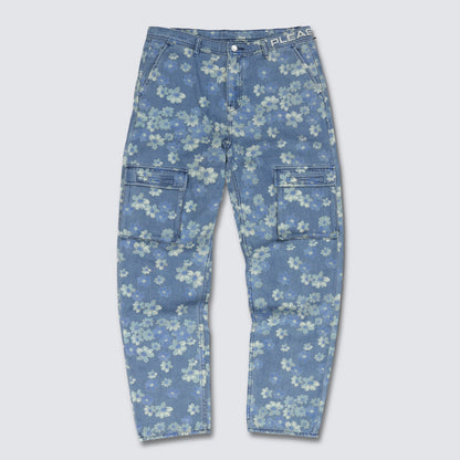 GARDEN DENIM CARGO PANTS