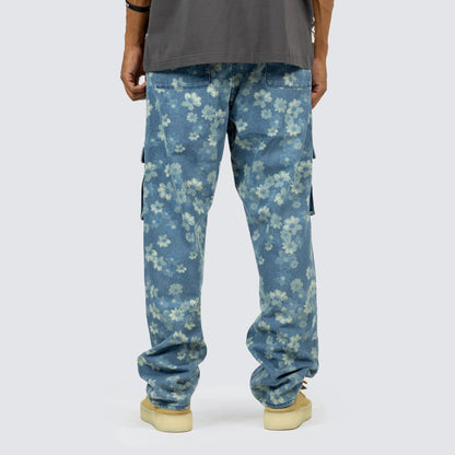 GARDEN DENIM CARGO PANTS