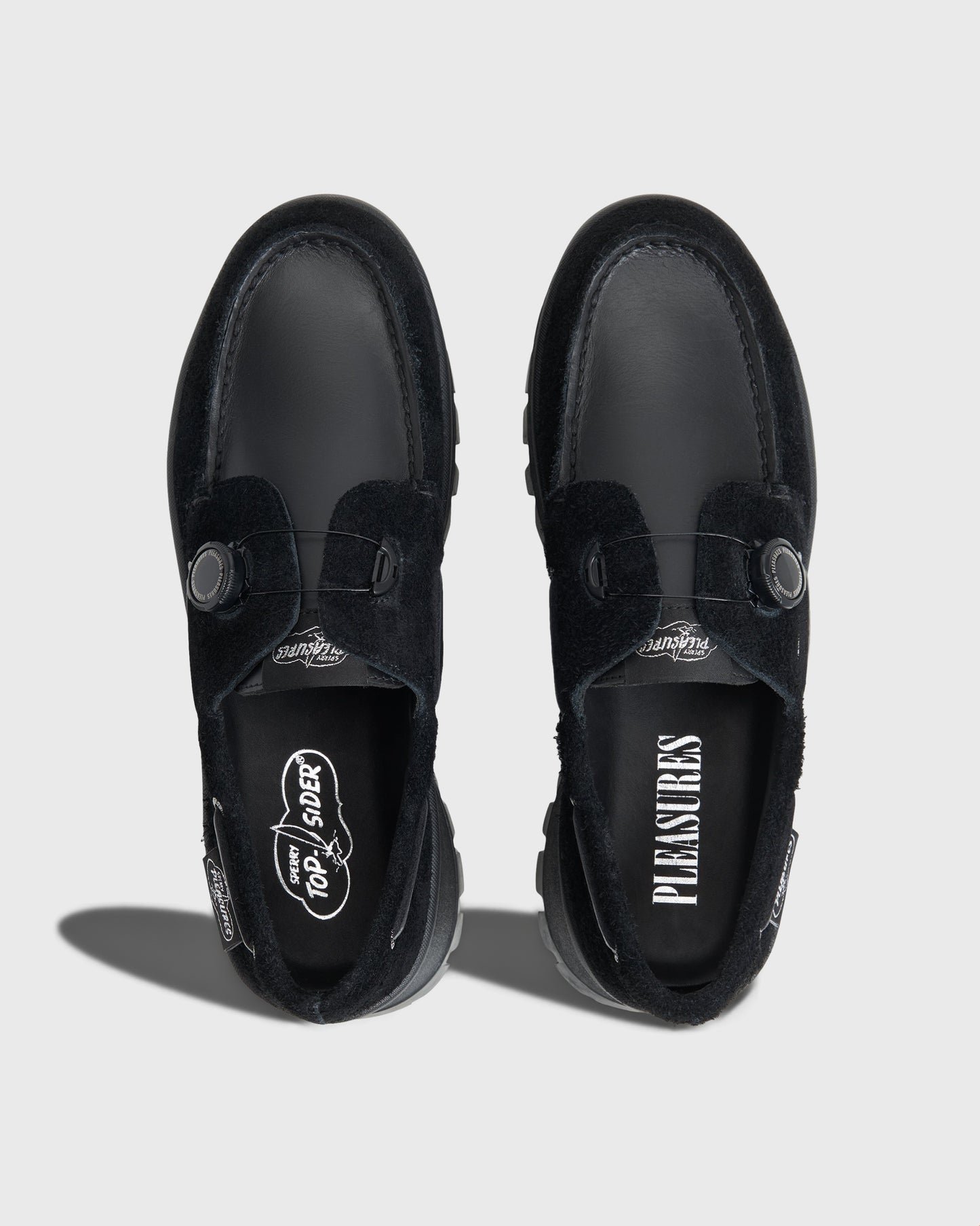 PLEASURES x SPERRY  3-Eye Vibram Turn-Lock Lug Boat