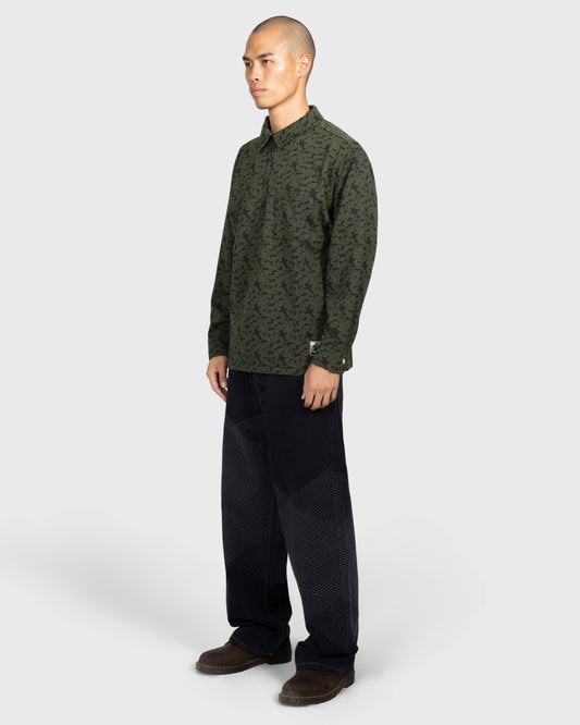 LEAF HALF ZIP SHIRT