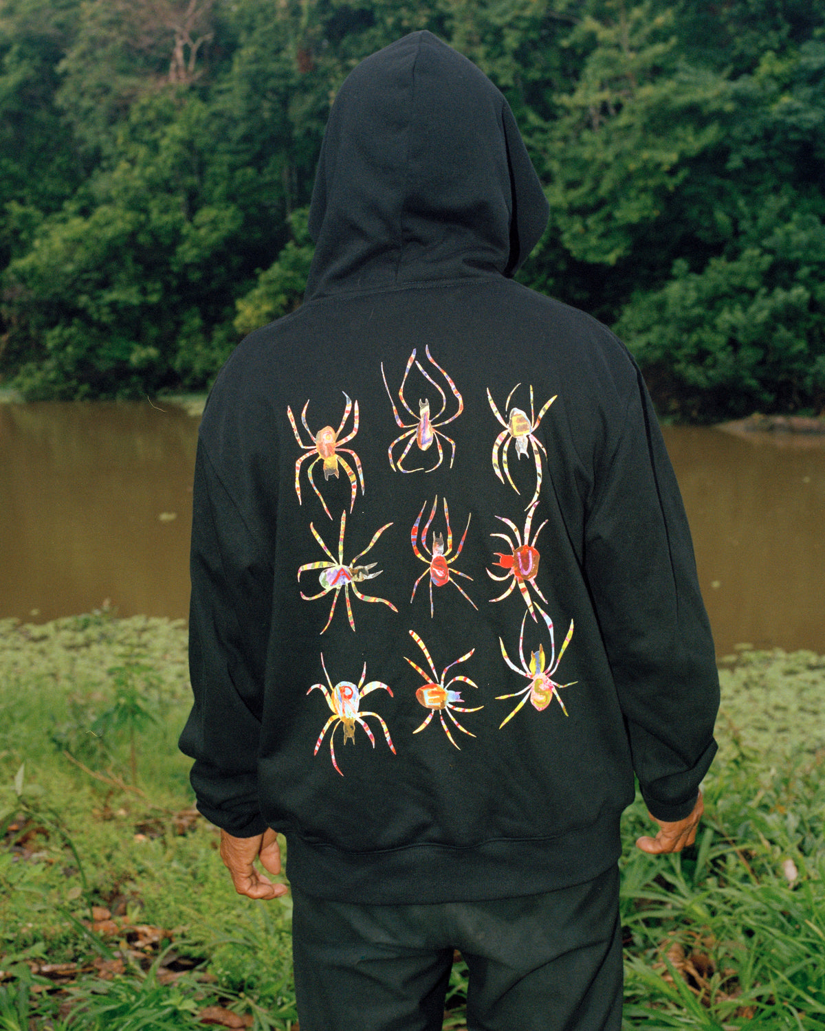 SPIDERS FITTED ZIP HOODIE
