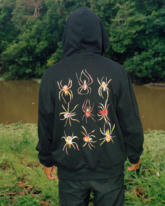 SPIDERS FITTED ZIP HOODIE