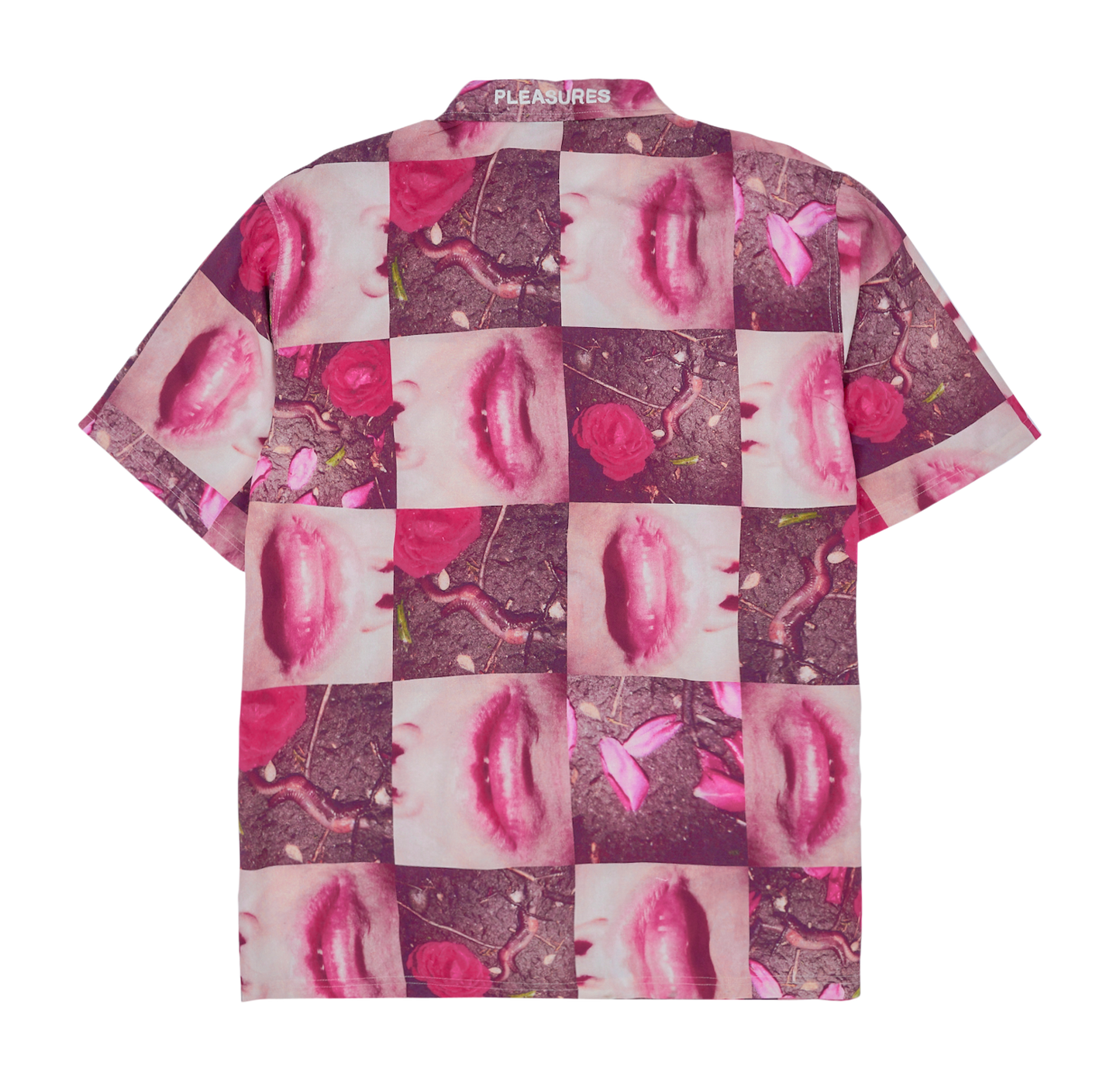 WORMY LIPS BUTTON DOWN