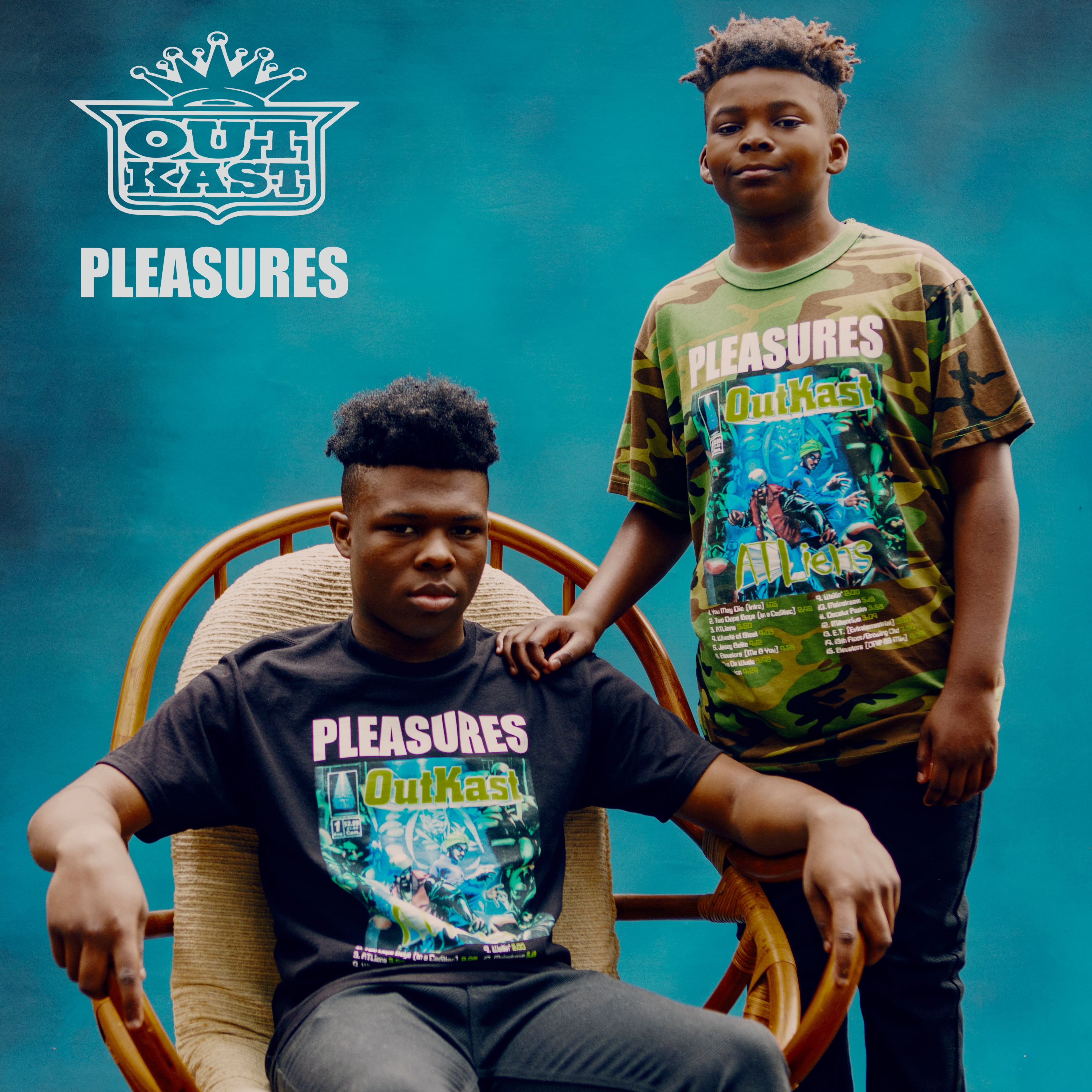 PLEASURES アウトキャスト ATLIENS グラフィック Tシャツ 関税込 ATLIENS T-SHIRT – PLEASURES