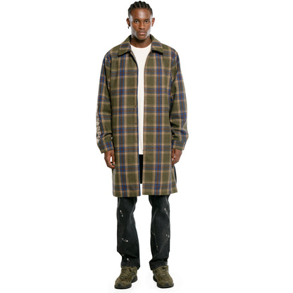 SOUL PLAID TRENCH