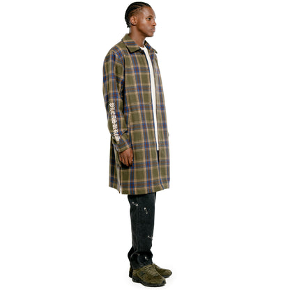 SOUL PLAID TRENCH