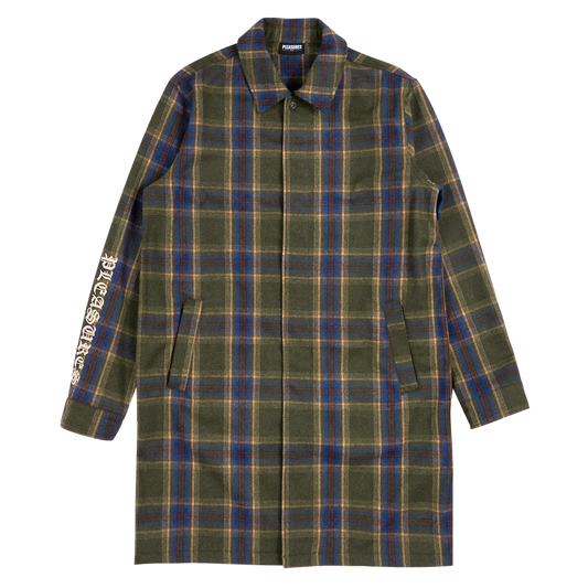 SOUL PLAID TRENCH