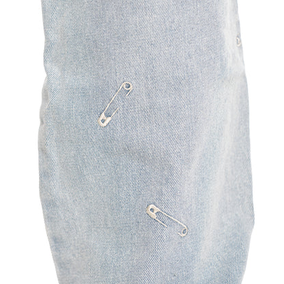 SAFETY PIN 5 POCKET DENIM