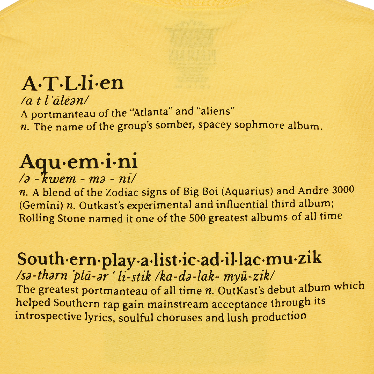 VOCABULARY T-SHIRT