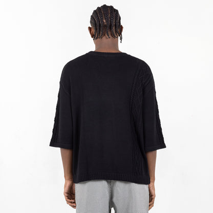 CHARLIE MOCK NECK KNIT SHIRT