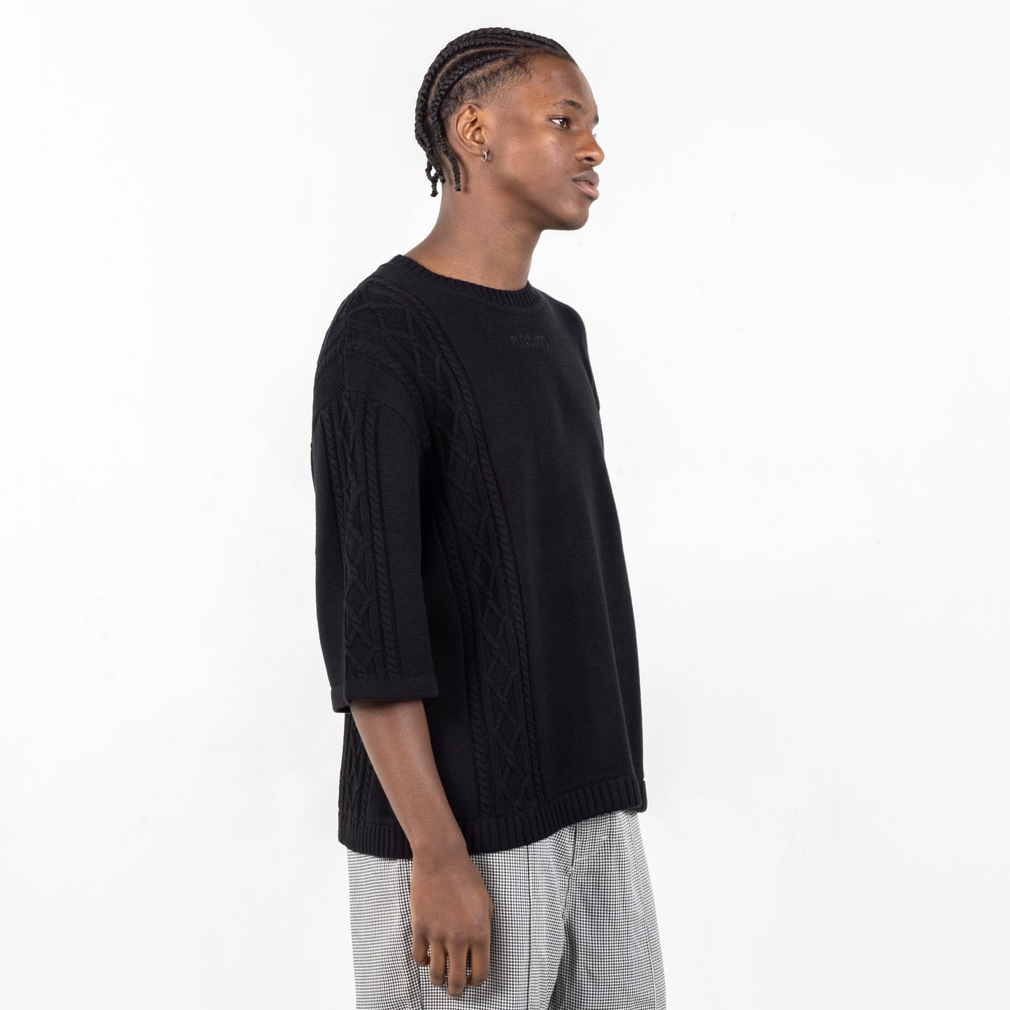 CHARLIE MOCK NECK KNIT SHIRT