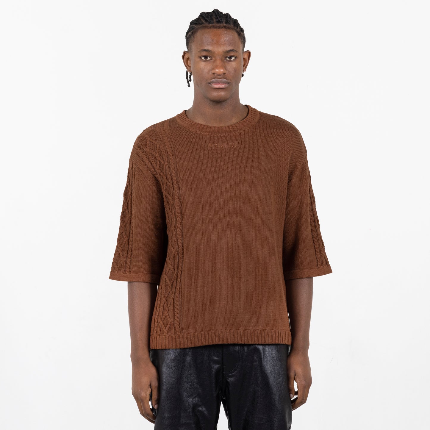 CHARLIE MOCK NECK KNIT SHIRT