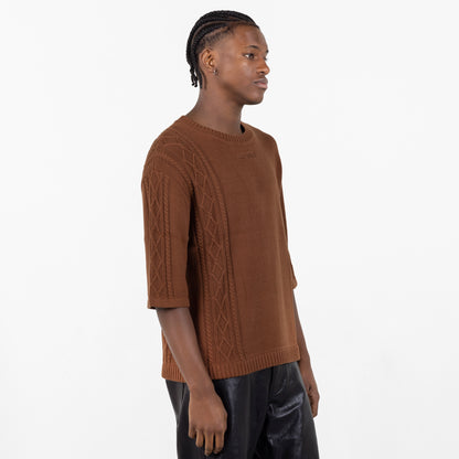 CHARLIE MOCK NECK KNIT SHIRT