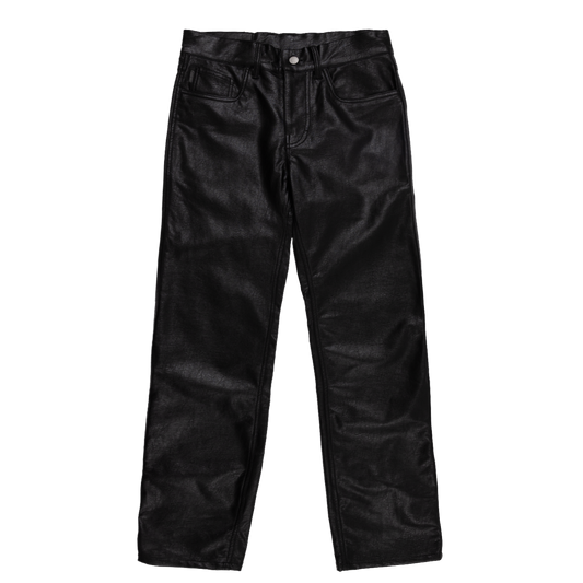 VEGAN LEATHER 5 POCKET PANT