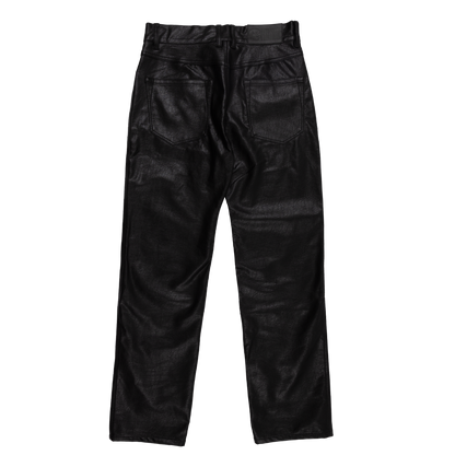 VEGAN LEATHER 5 POCKET PANT